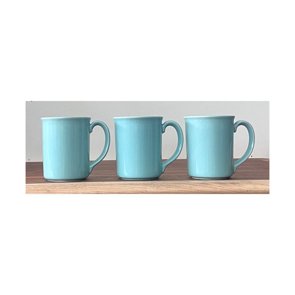 Prego Aqua by Corning Crown Mug Coffee Tea Cocoa Set of 3 Replacement